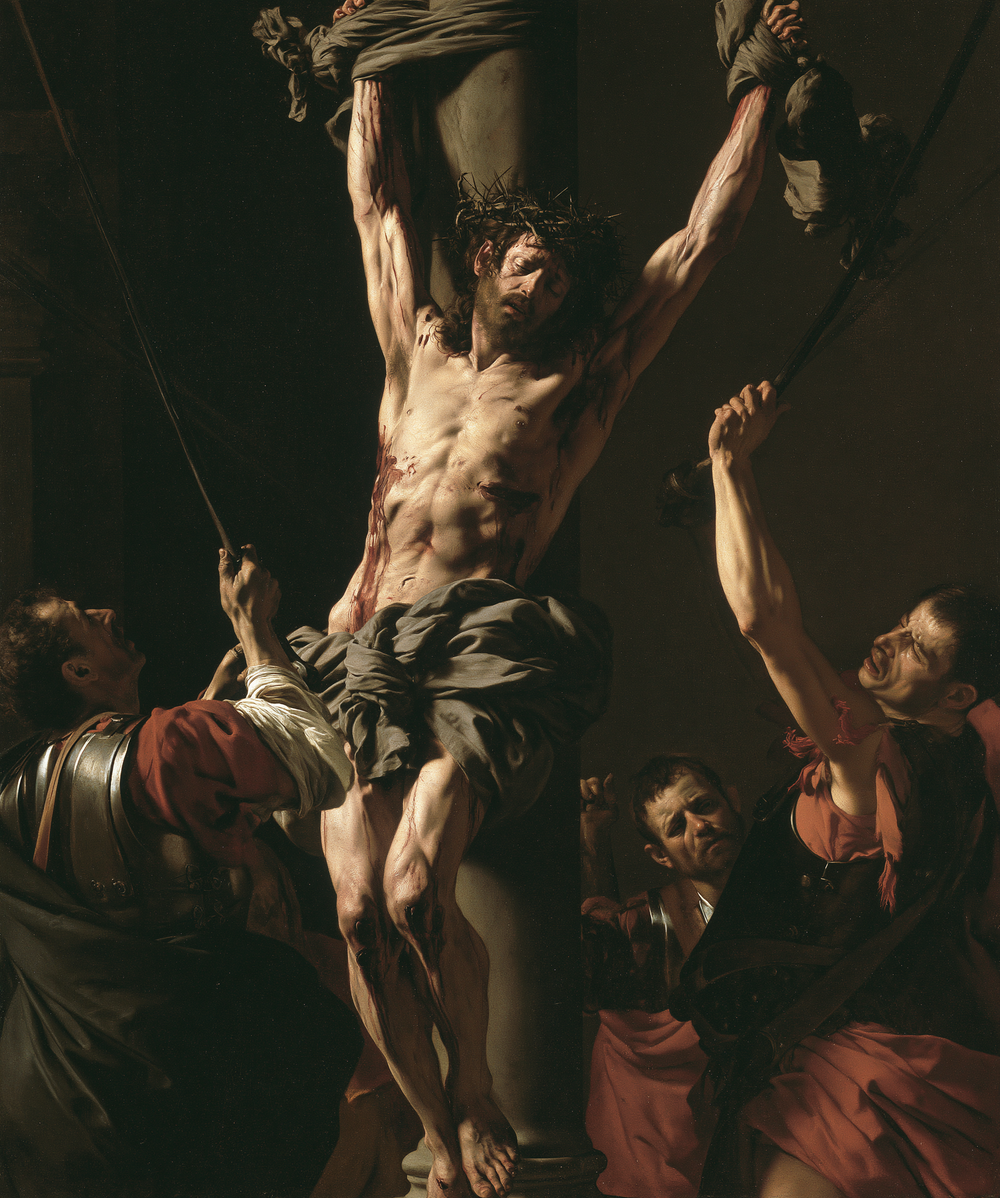 La Flagellation du Christ — Explosion de mouvement · Portrait n° 21 — art chrétien