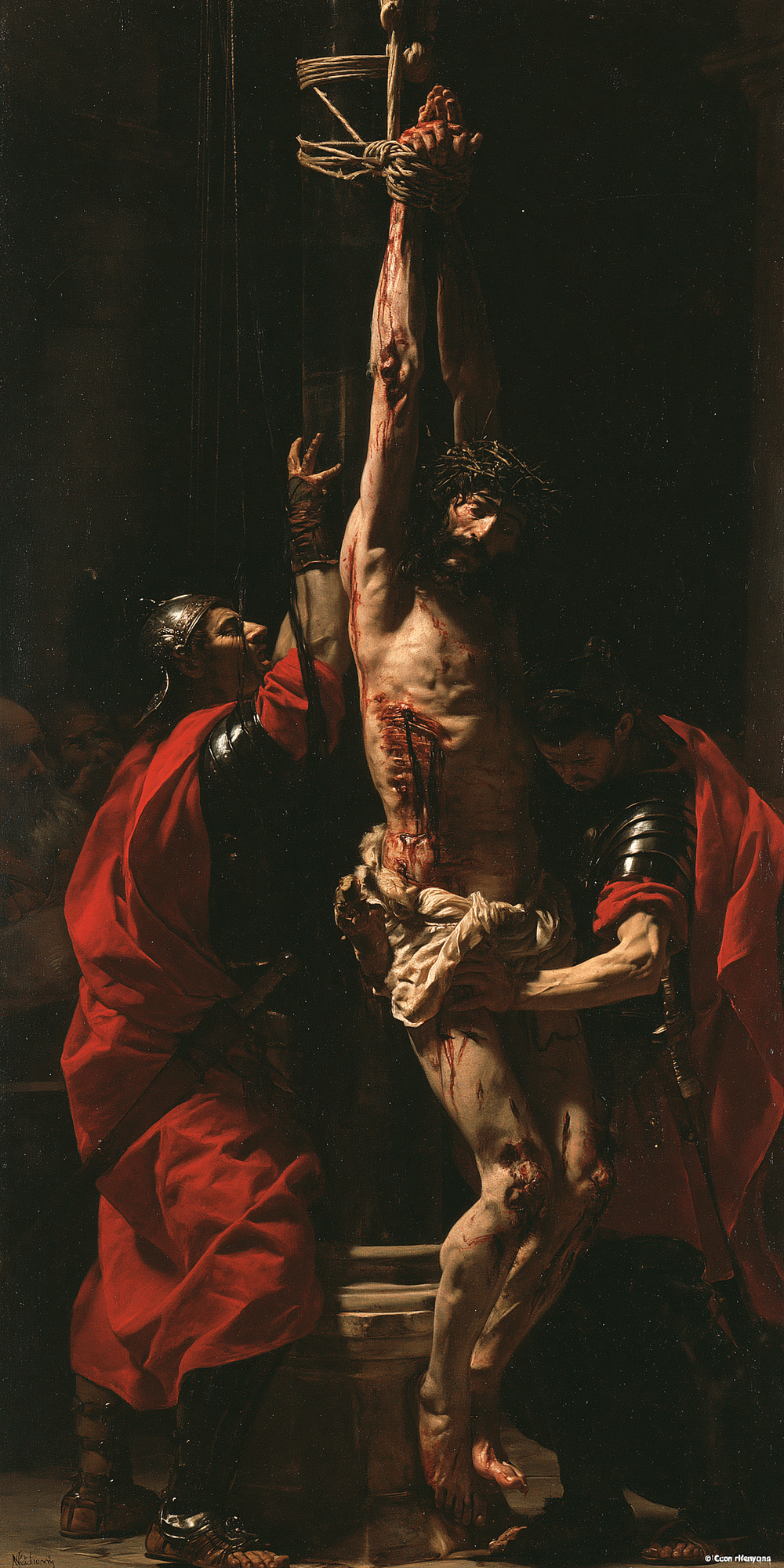 La Flagellation du Christ — Expressionniste · Portrait n° 1 — art chrétien