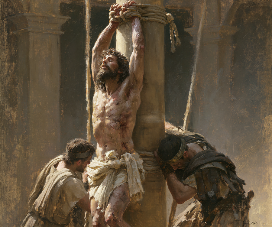 La Flagellation du Christ — Impressionniste · Paysage n° 4