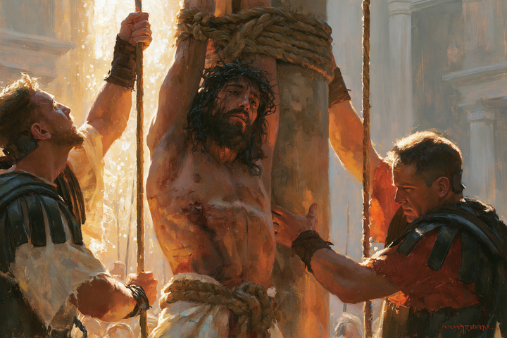 La Flagellation du Christ — Impressionniste · Paysage n° 8