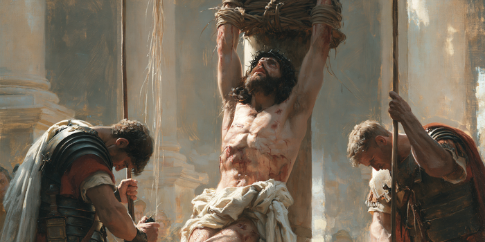 La Flagellation du Christ — La Lumière et le regard levé