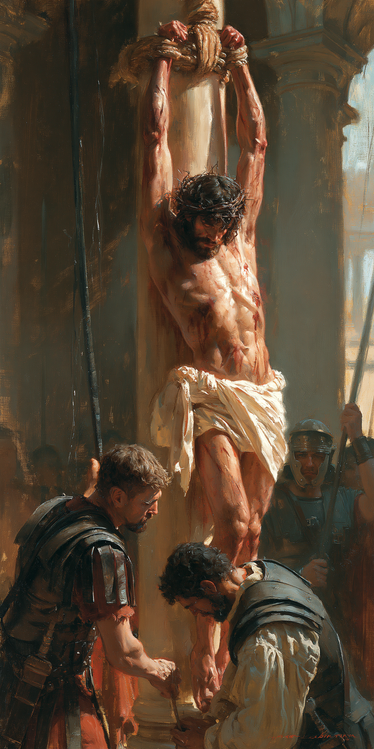 La Flagellation du Christ — Le Linge et la lumière