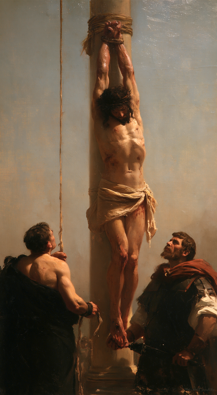 La Flagellation du Christ — Seul devant le ciel pâle