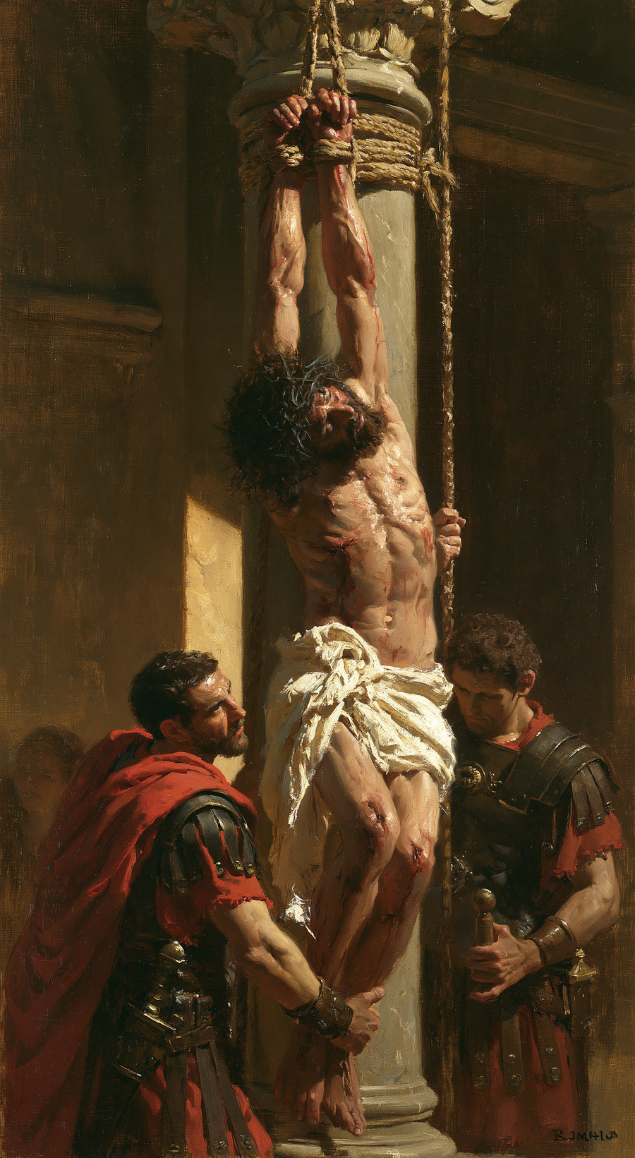 La Flagellation du Christ — Impressionniste · Portrait n° 6