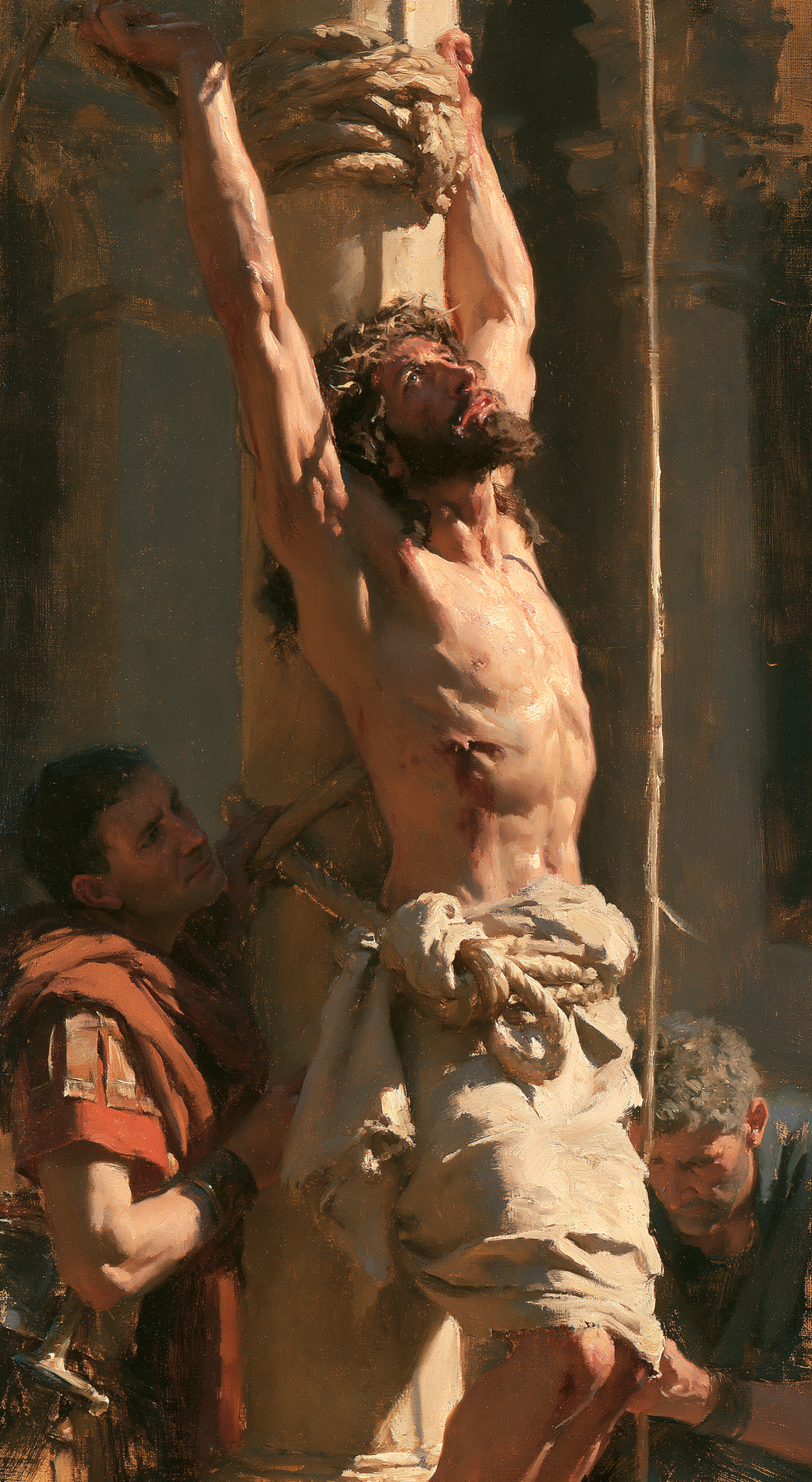 La Flagellation du Christ — Impressionniste · Portrait n° 7 — art chrétien