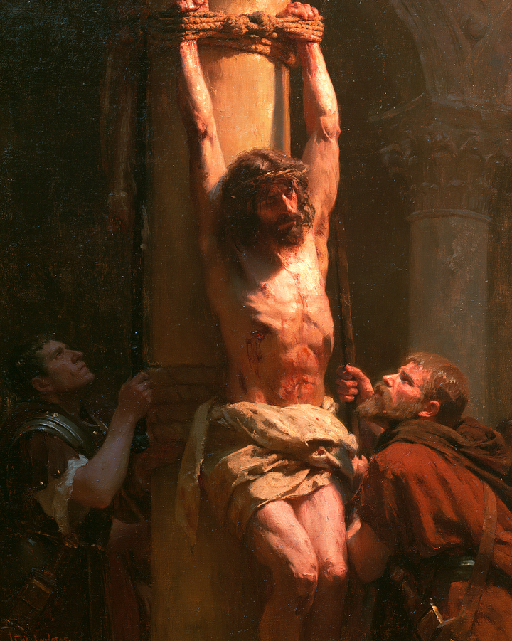 La Flagellation du Christ — Impressionniste · Portrait n° 14