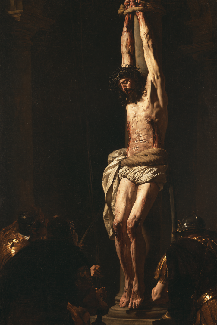 La Flagellation du Christ — Noir et or · Portrait n° 8