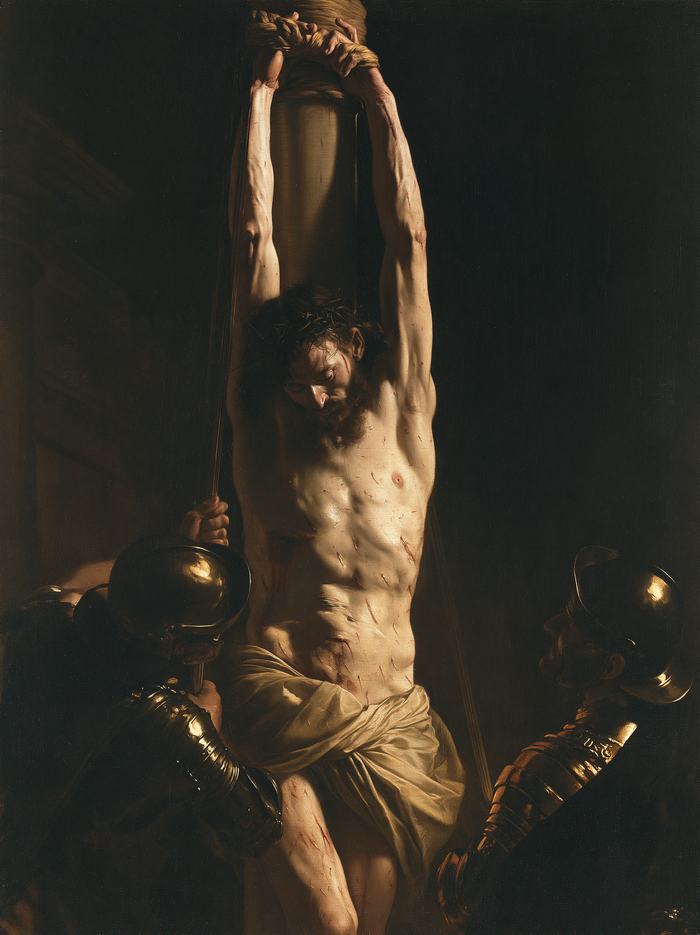 La Flagellation du Christ — Le Visage vers la terre