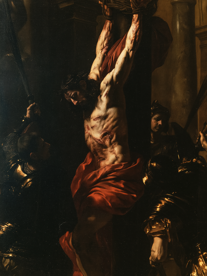 La Flagellation du Christ — Noir et or · Portrait n° 10