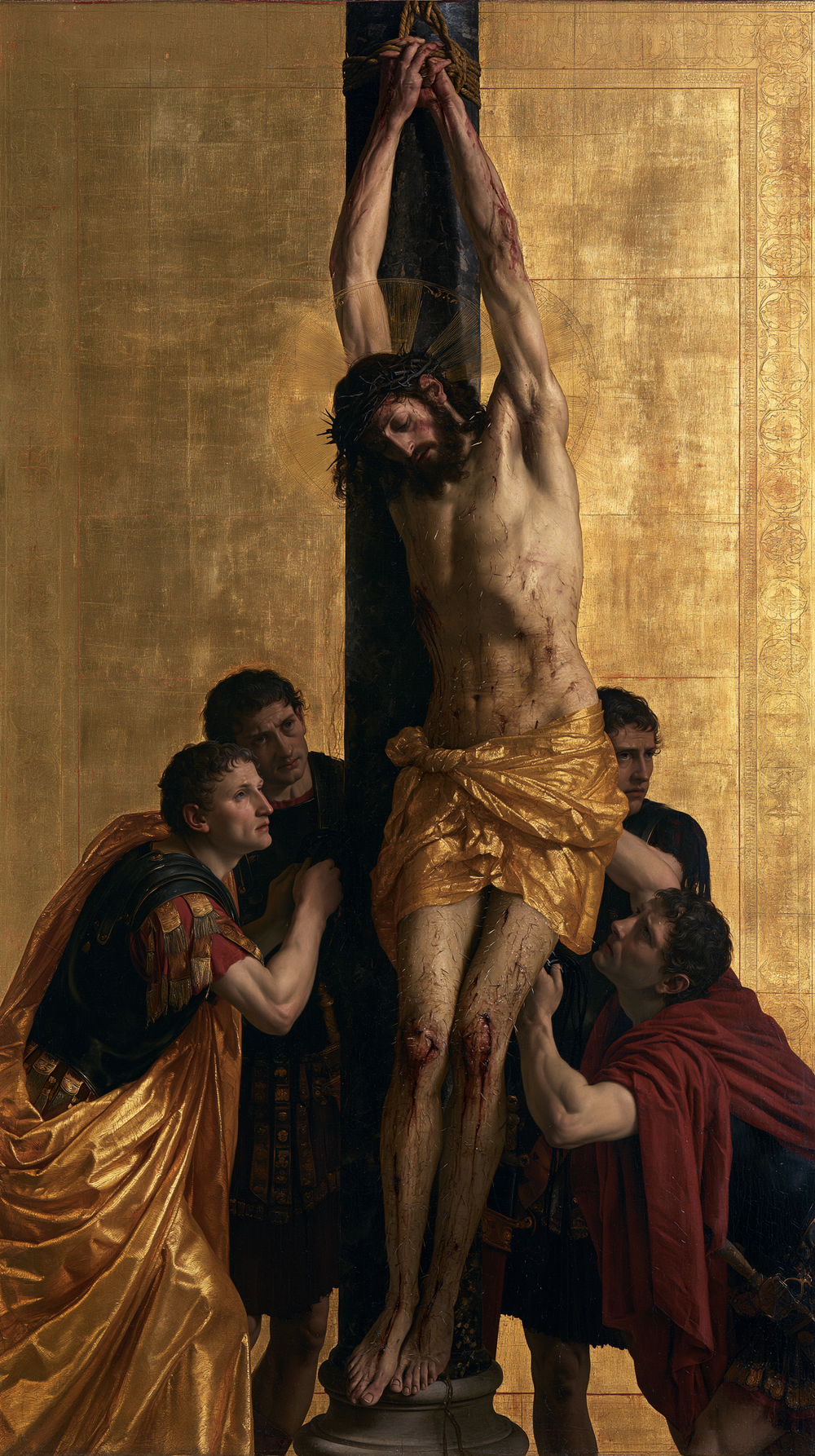 La Flagellation du Christ — Sacré doré · Portrait n° 3 — art chrétien