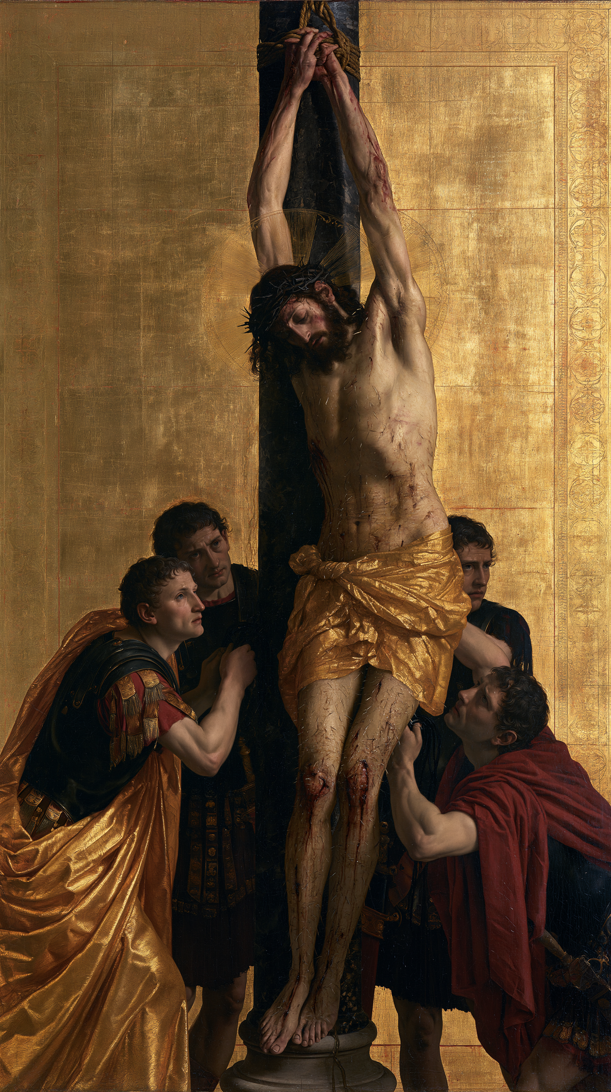 La Flagellation du Christ — Sacré doré · Portrait n° 3