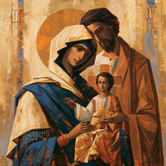 La Sainte Famille — L’Or aux visages inclinés
