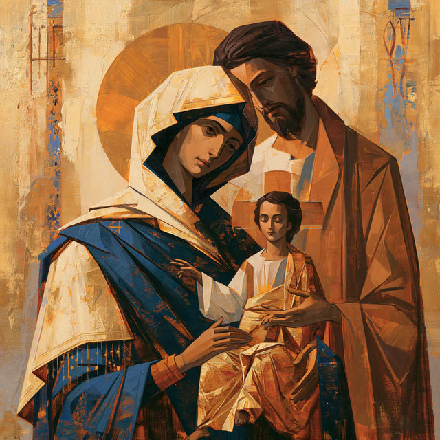 La Sainte Famille — L’Or aux visages inclinés