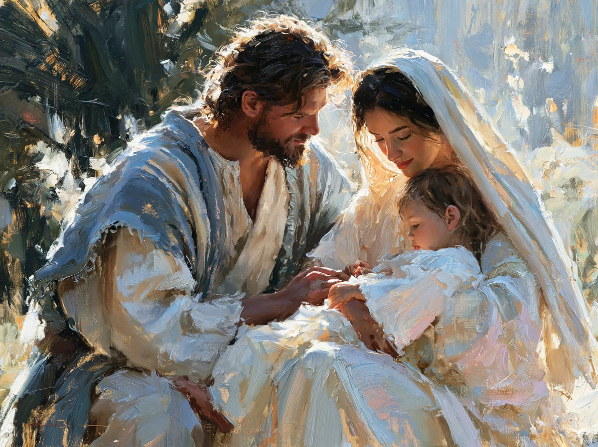 La Sainte Famille — Les Petites mains dans le soleil