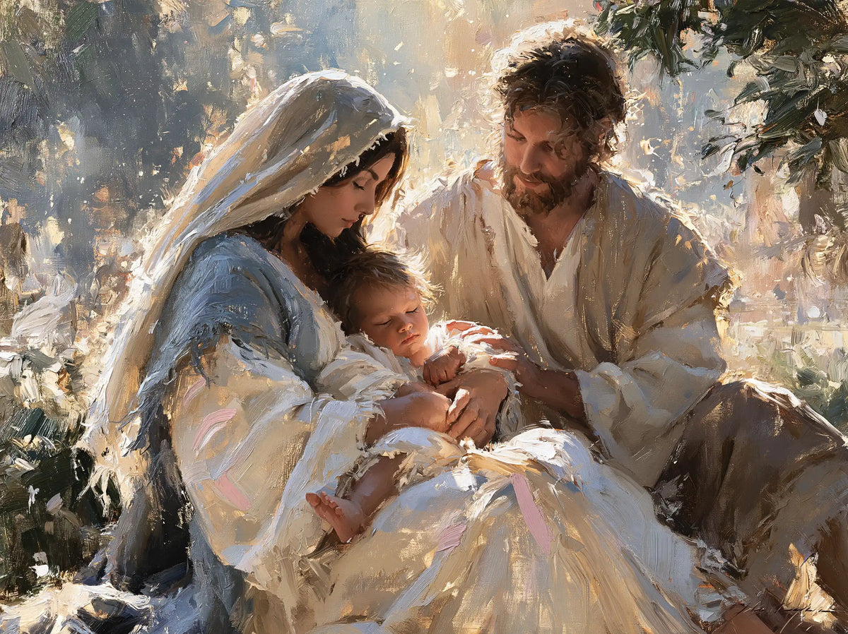 La Sainte Famille — Le Repos sous le voile léger