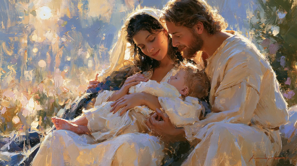 La Sainte Famille — Le Berceau aux reflets de soleil