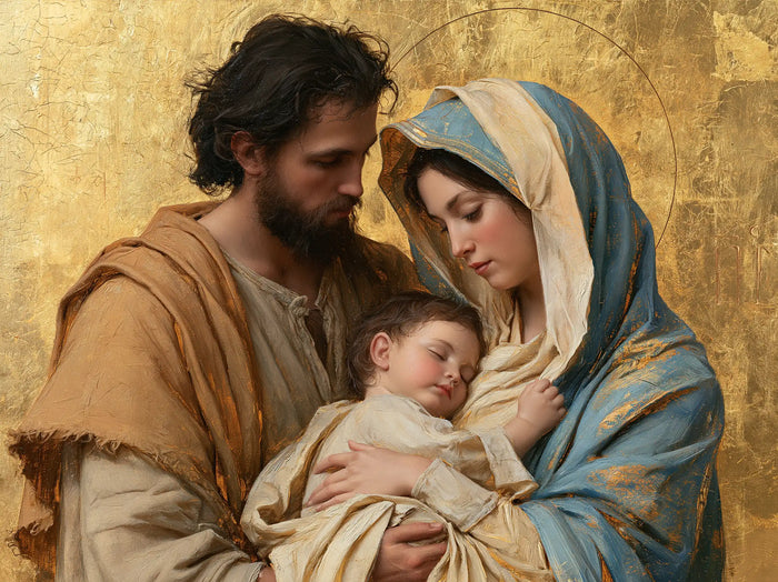 La Sainte Famille — La Main accrochée au voile