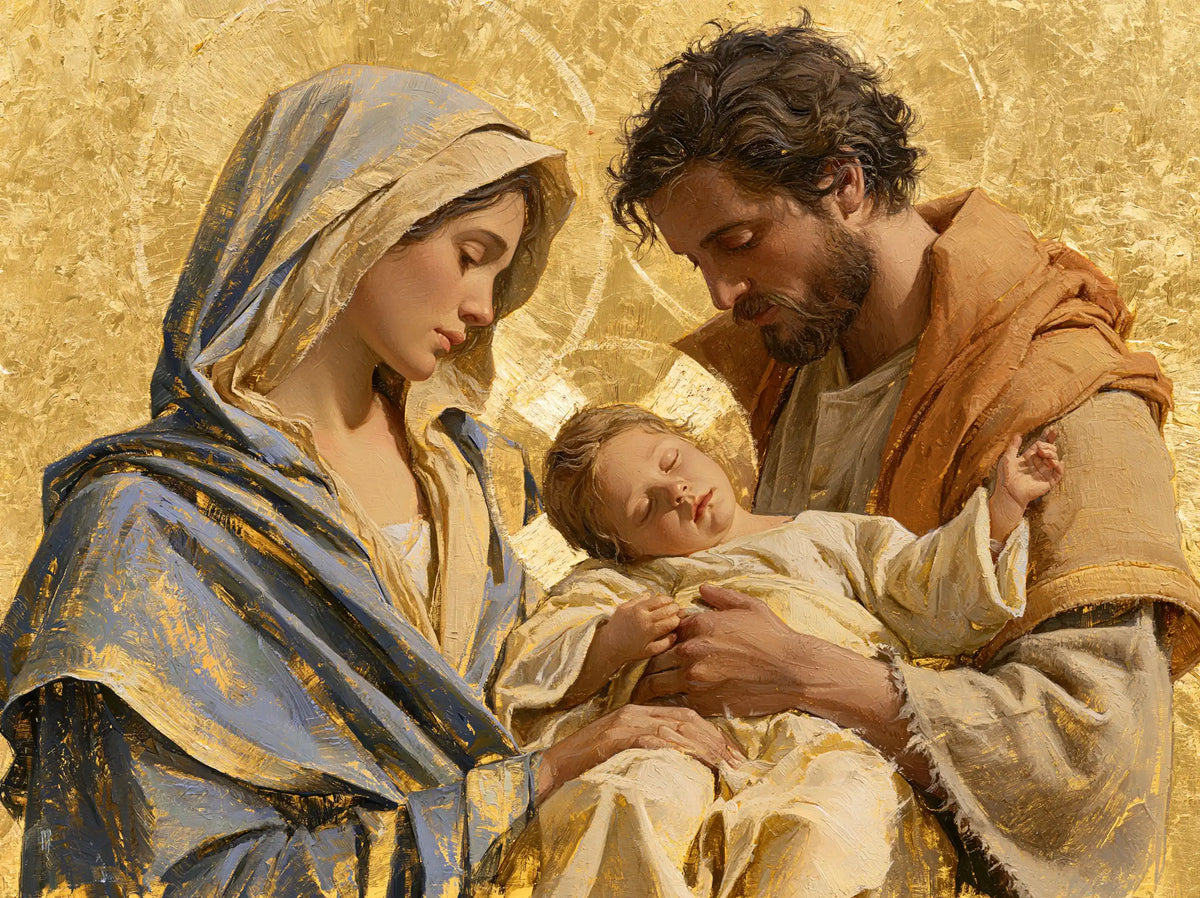 La Sainte Famille — Le Petit bras offert à la lumière