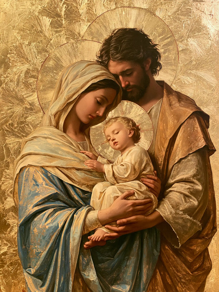 La Sainte Famille — Le Sommeil au creux des mains d’or