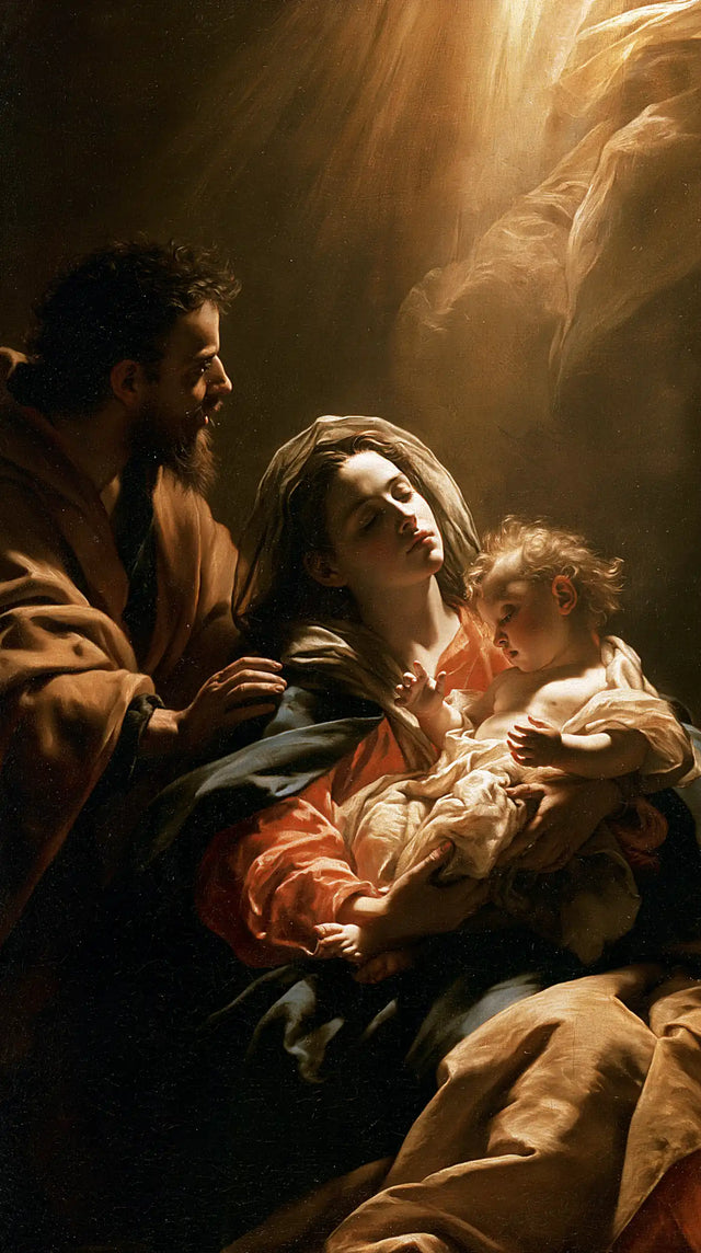 La Sainte Famille — La Famille au seuil du rayon