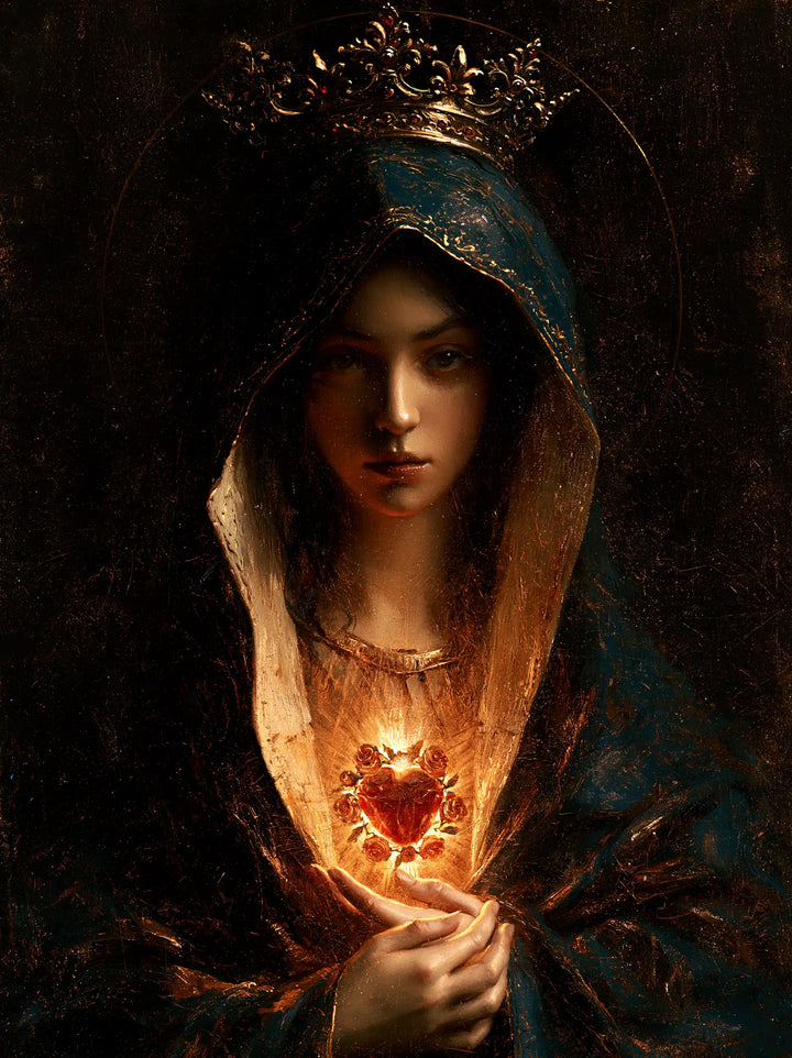 Le Cœur immaculé de Marie — Le Feu gardé sous la couronne sombre