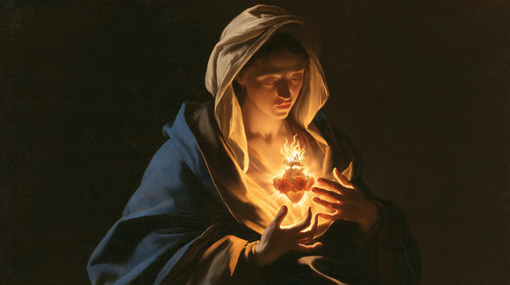 Le Cœur immaculé de Marie — La Flamme blanche dans le silence bleu