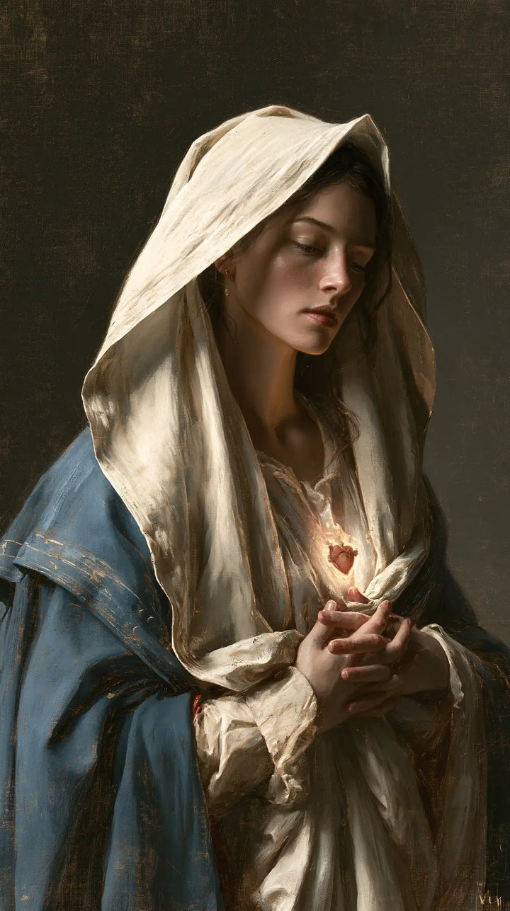Immaculate Heart of Mary - Contemporary Minimalism · Portrait n° 2