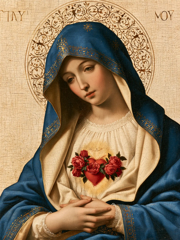 Le Cœur immaculé de Marie — Le Recueillement sous l’auréole de feuillages