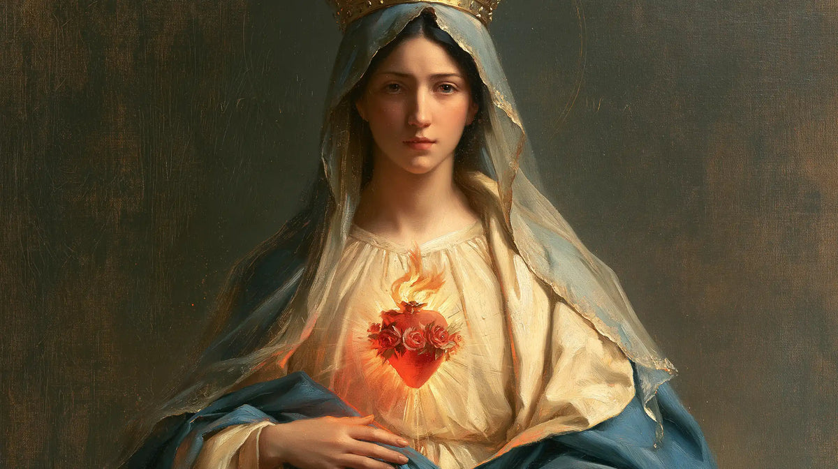 Le Cœur immaculé de Marie — La Braise dans le calme bleu