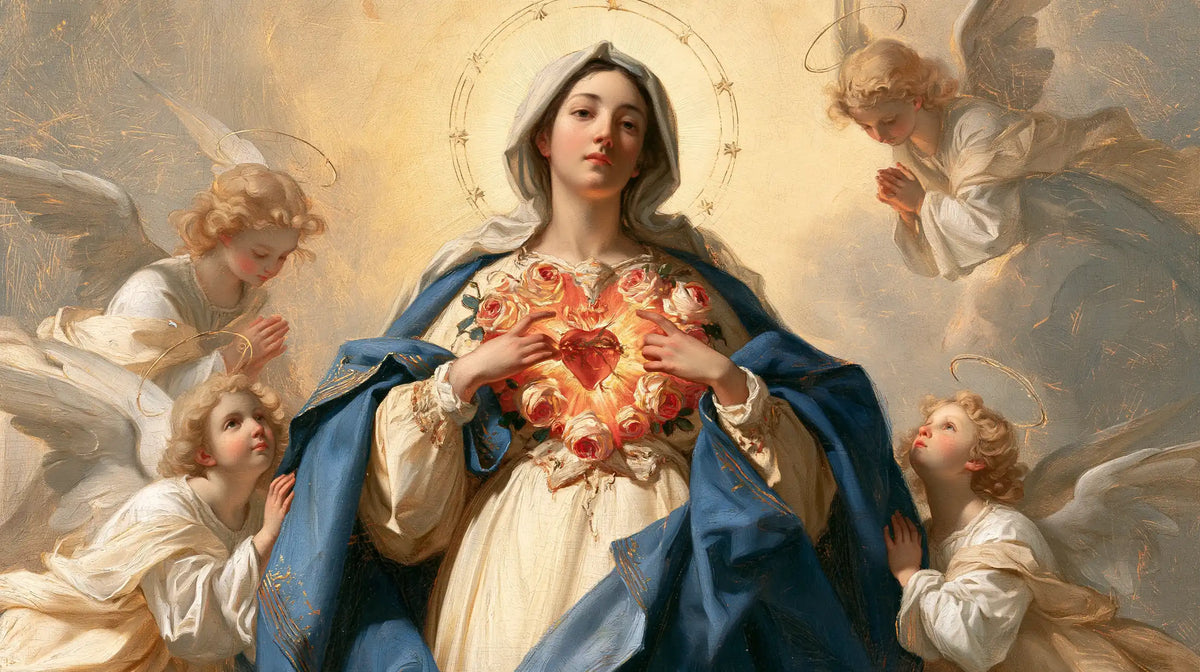 Le Cœur immaculé de Marie — La Veille des anges au nimbe étoilé