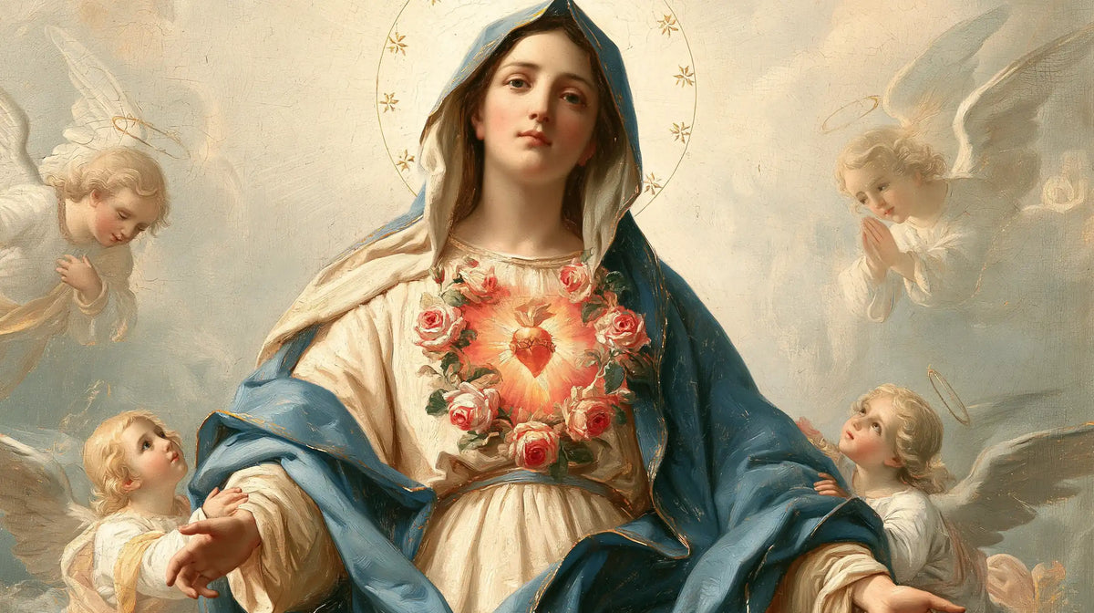 Le Cœur immaculé de Marie — L’Accueil sous les ailes en prière
