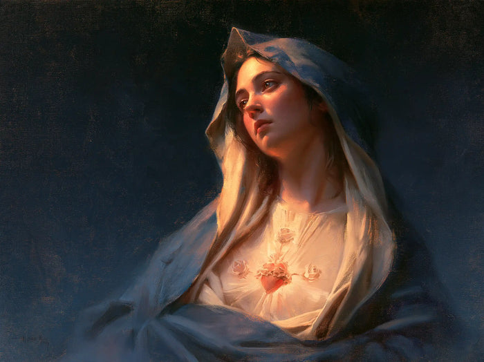 Le Cœur immaculé de Marie — Le Regard au loin dans le bleu silencieux
