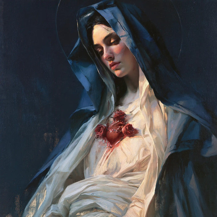 Le Cœur immaculé de Marie — Le Repos pâle dans l’ombre d’azur