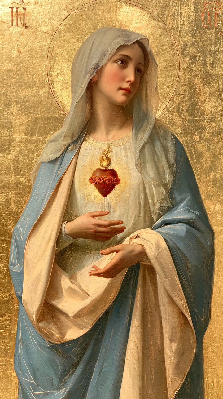 Le Cœur immaculé de Marie — La Paume claire sous le regard lointain