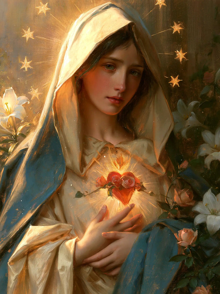 Immaculate Heart of Mary - Symbolist · Portrait n° 17