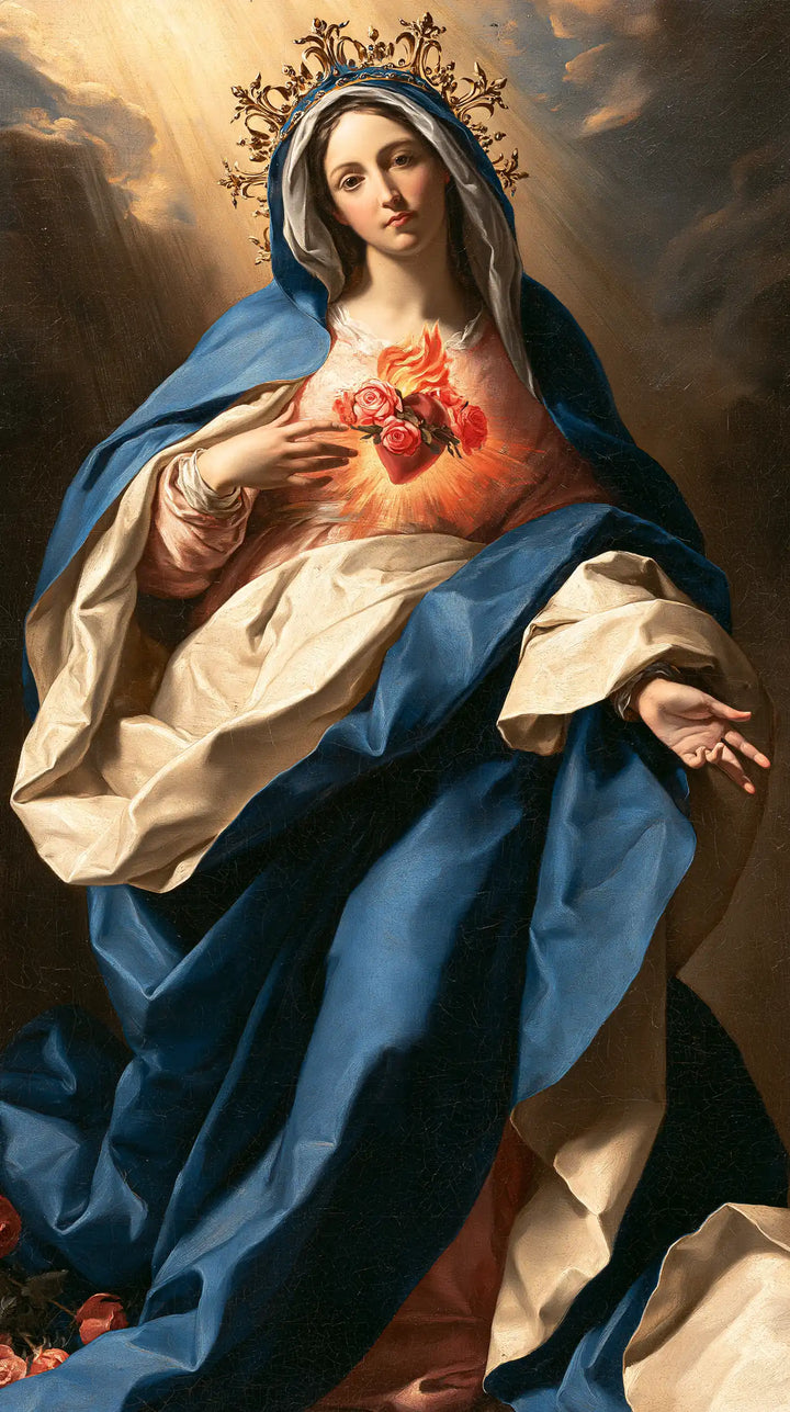 Le Cœur immaculé de Marie — La Couronne et la paume d’accueil