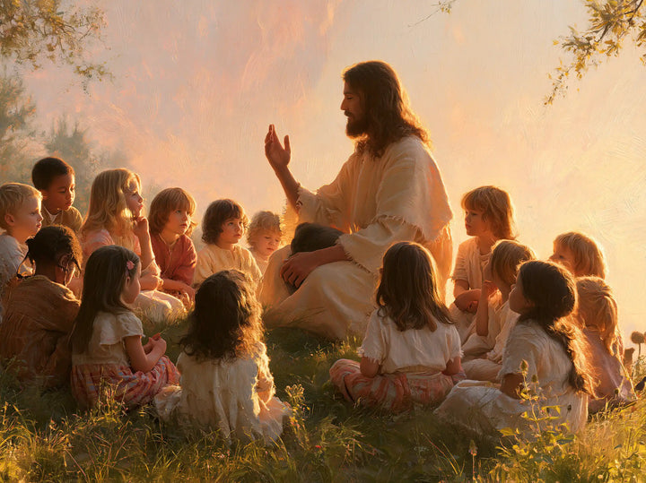 Jésus et les enfants — Le Jardin des petites confidences