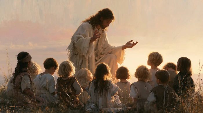 Jésus et les enfants — Le Cœur penché vers les plus petits