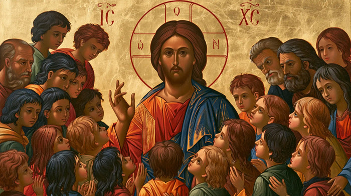 Jésus et les enfants — La Famille des regards levés