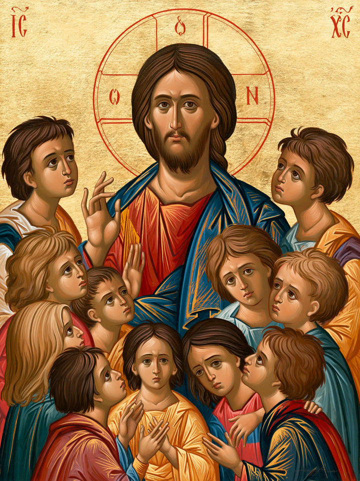 Jésus et les enfants — Les Petits Visages au seuil du bleu