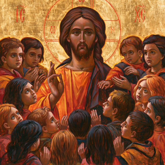 Jésus et les enfants — La Main ouverte parmi les petits profils