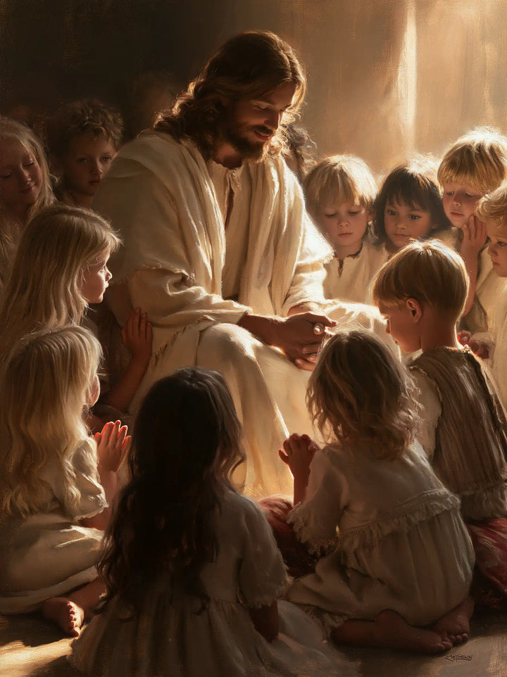 Jésus et les enfants — Les Petits Auditeurs du rayon