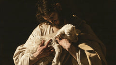 Jésus et l’Agneau — La Laine dans le creux des mains