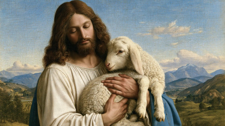Jesus and the Lamb - Florentine Renaissance · Landscape n° 11