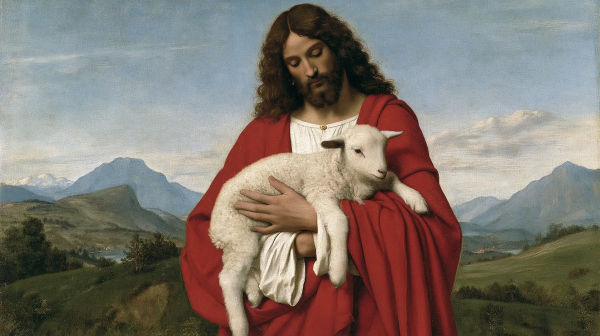 Jésus et l’Agneau — La Blancheur dans les plis écarlates