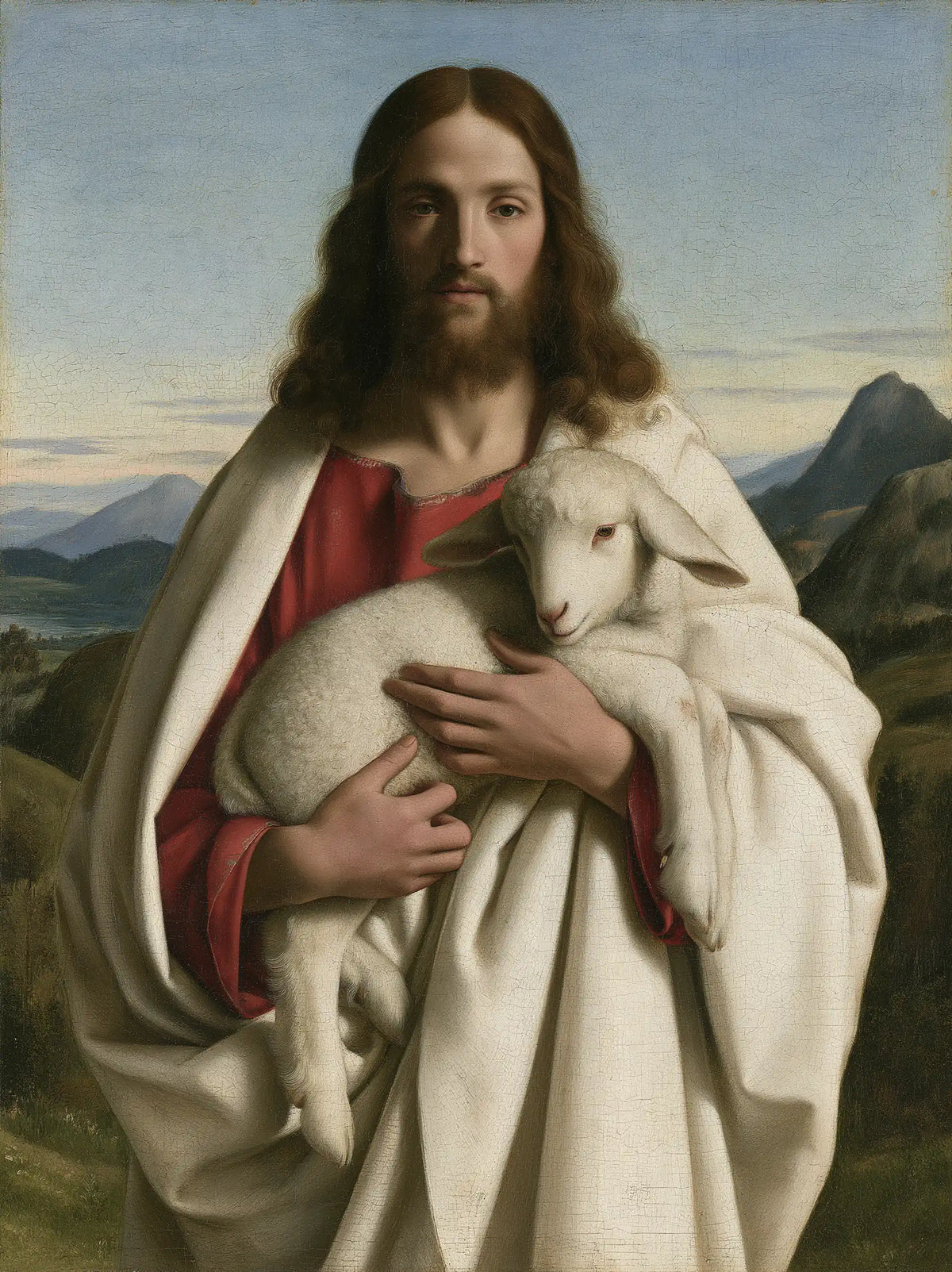 Jésus et l’Agneau — Le Refuge dans le manteau blanc