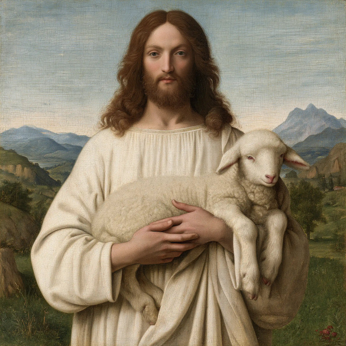 Jésus et l’Agneau — La Paix dans les mains tranquilles