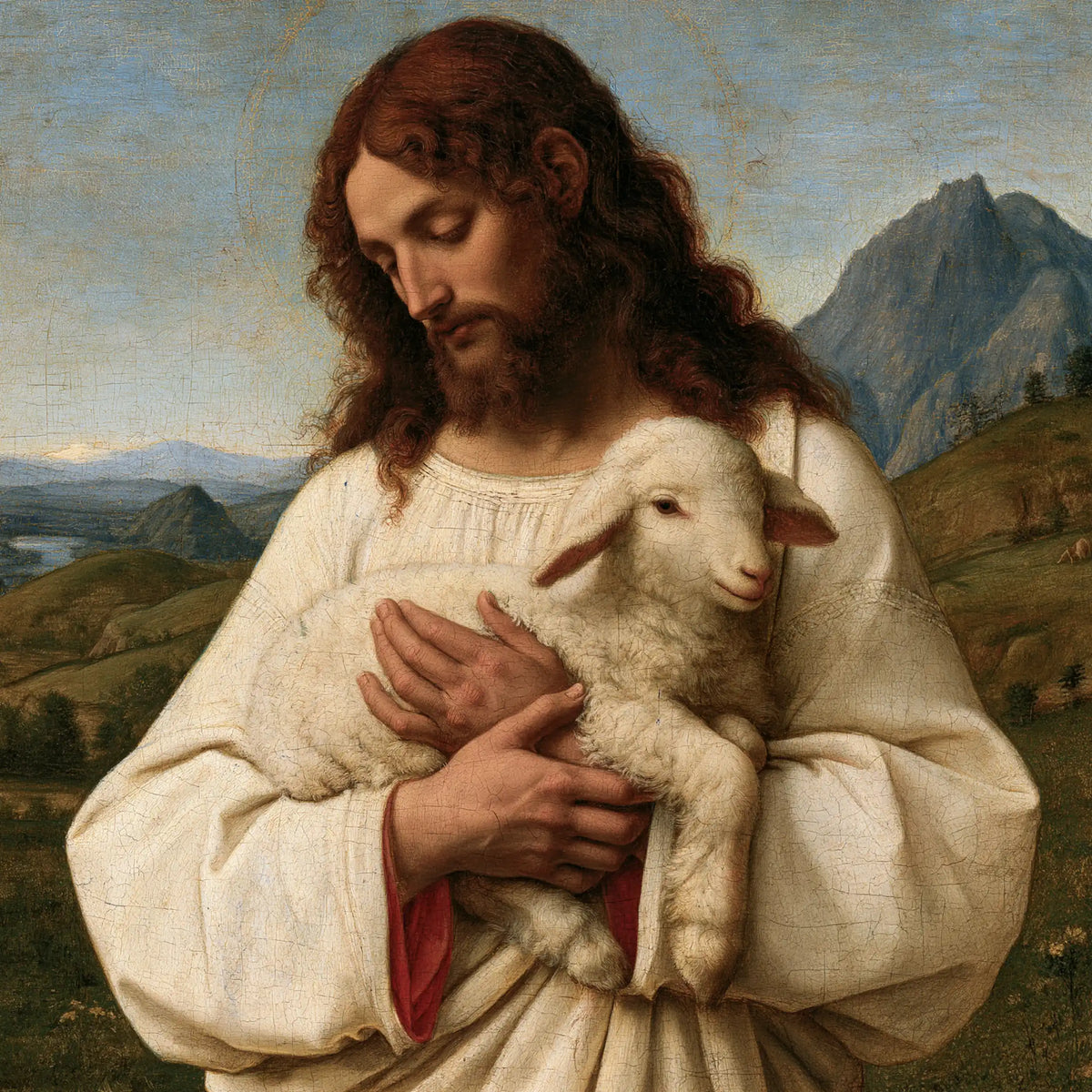Jésus et l’Agneau — Le Cœur paisible des hautes prairies
