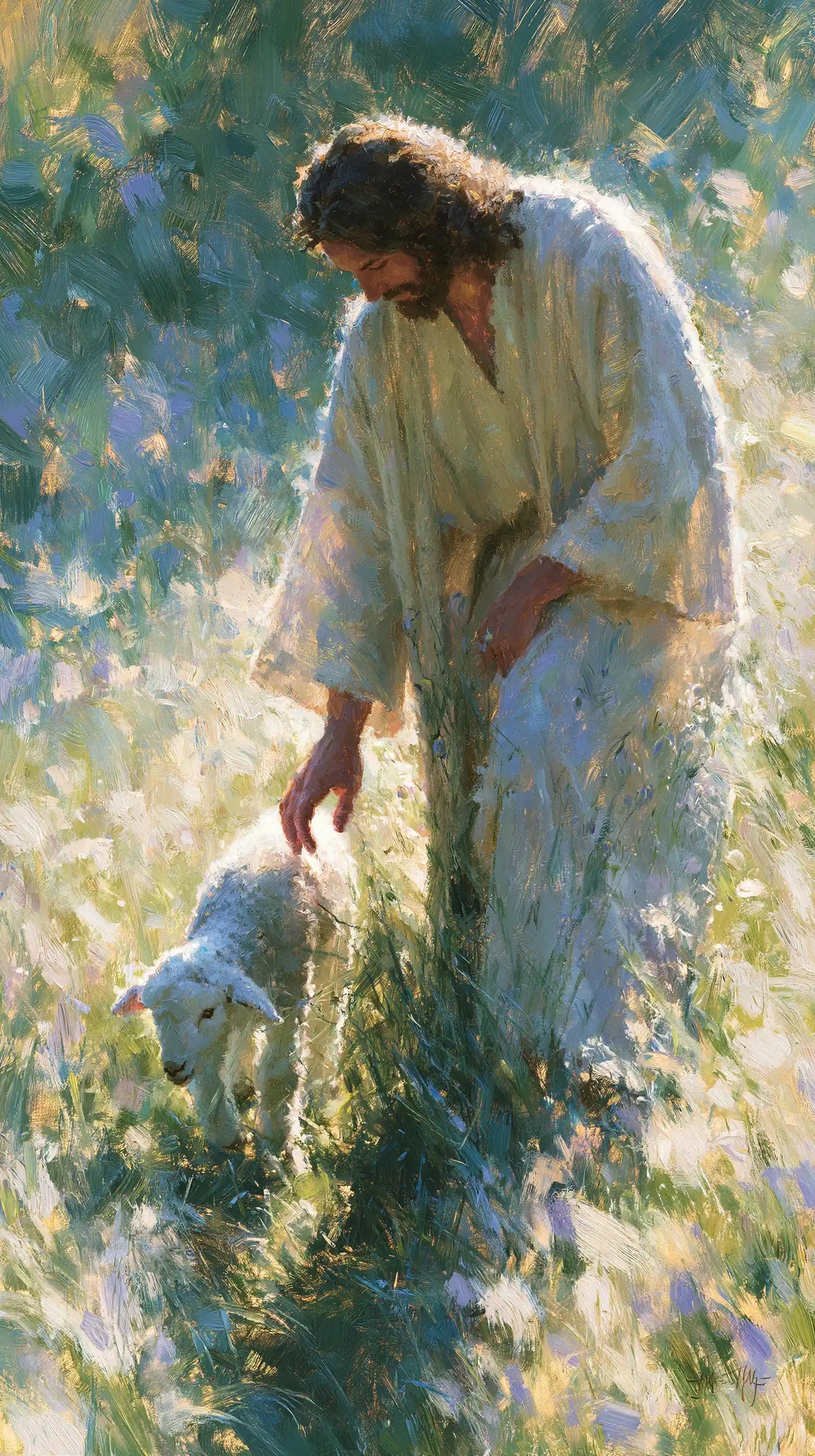 Jésus et l’Agneau — La Bonté à hauteur d’agneau