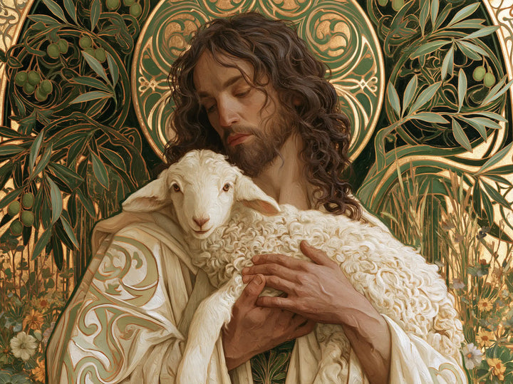 Jésus et l’Agneau — La Paix dans le cercle des rameaux